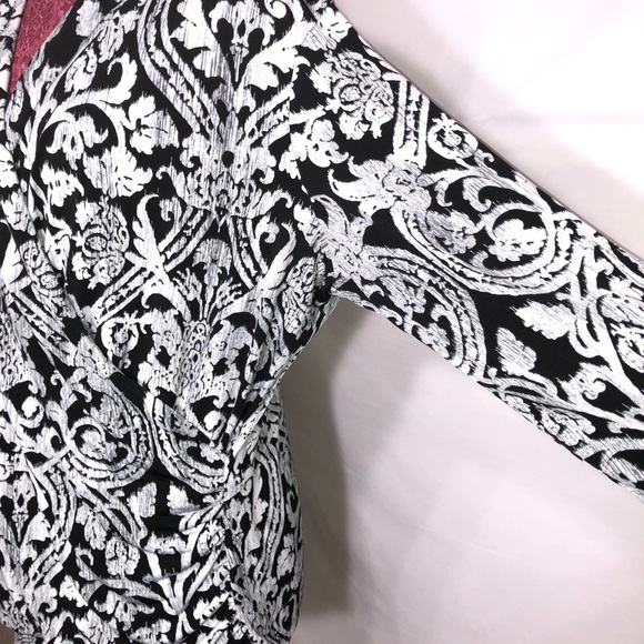 Dress Barn | Paisley Print Dressy Top - Picture 4 of 6